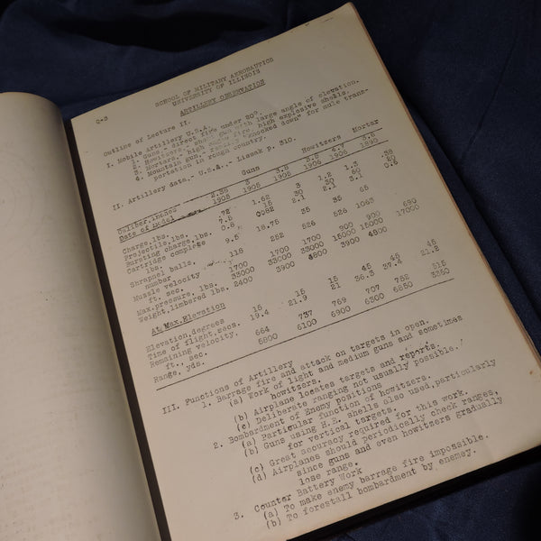1917 Technical Notes, School of Military Aeronautics, U of Illinois, Paul Mantz-H.Clyde Balsley