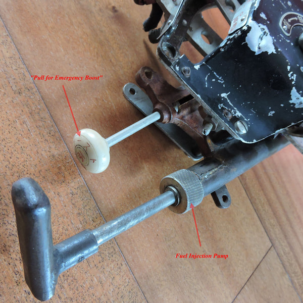 Throttle Quadrant, japanischer Jäger Nakajima Ki-43 Hayabusa "Oscar"