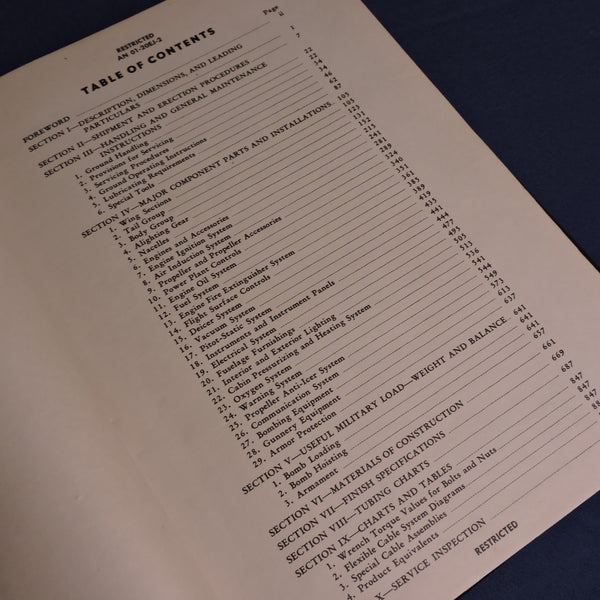 B-29 Superfortress Errichtungs- und Wartungshandbuch, USAAF 1945 (90 % vollständig)