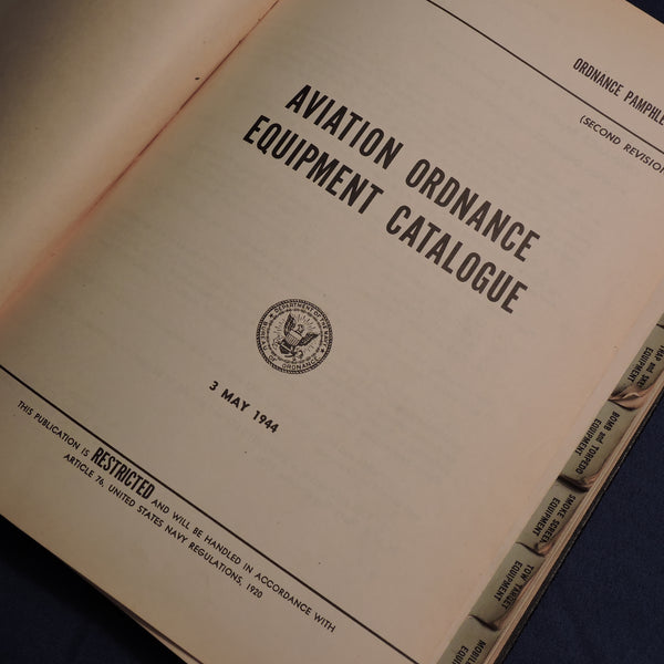 Aviation Ordnance Equipment Catalog 865, 1944