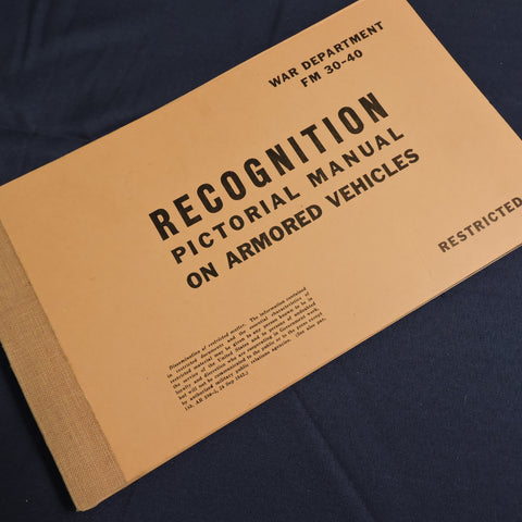Recognition Manual, Armored Vehicles, FM 30-40