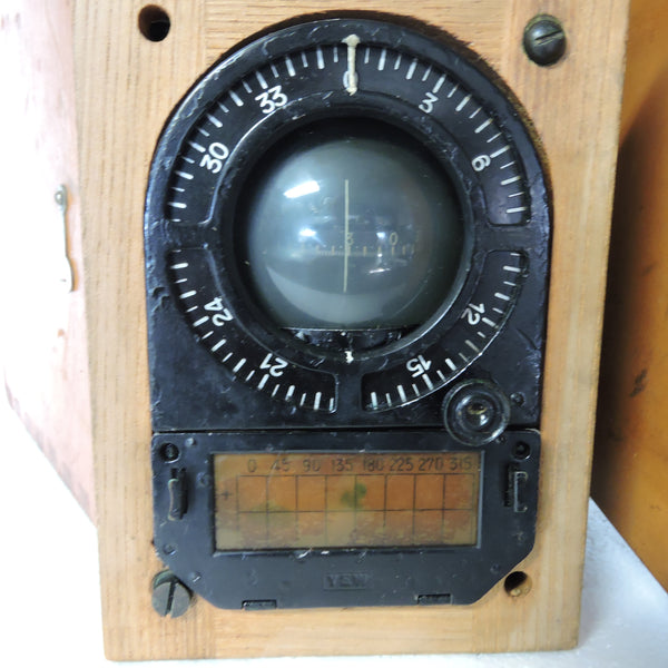 Compass, Type 92 Model 2, in Wooden Case, Japanese Navy Aircraft