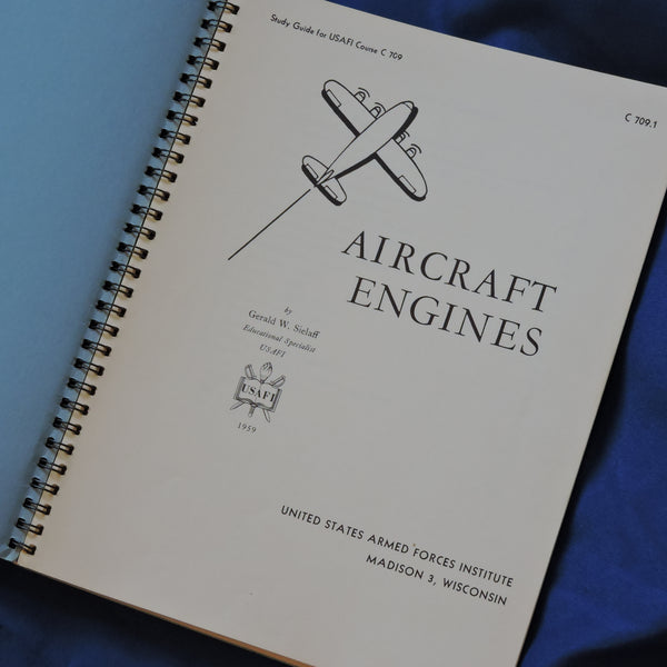 Aircraft Engines, US Armed Forces Institute 1959, Study Guide C709.1