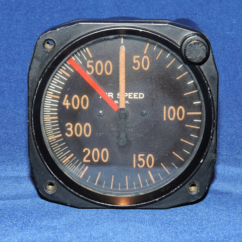 Airspeed Indicator, 500 MPH Type D-6 PN 586S-025
