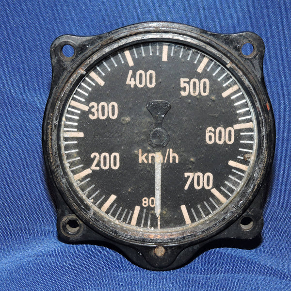 Airspeed Indicator Fahrtmesser Fl 22231, 80 – 750 km/h Luftwaffe
