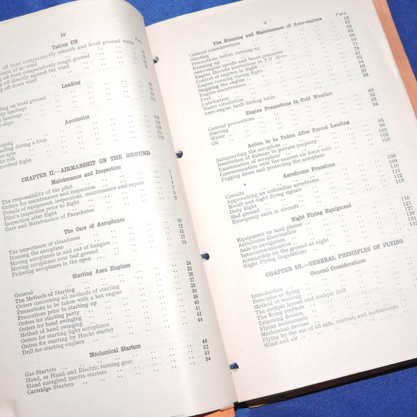 RAF Flying Training Manual, Part 1-Landplanes, 1940