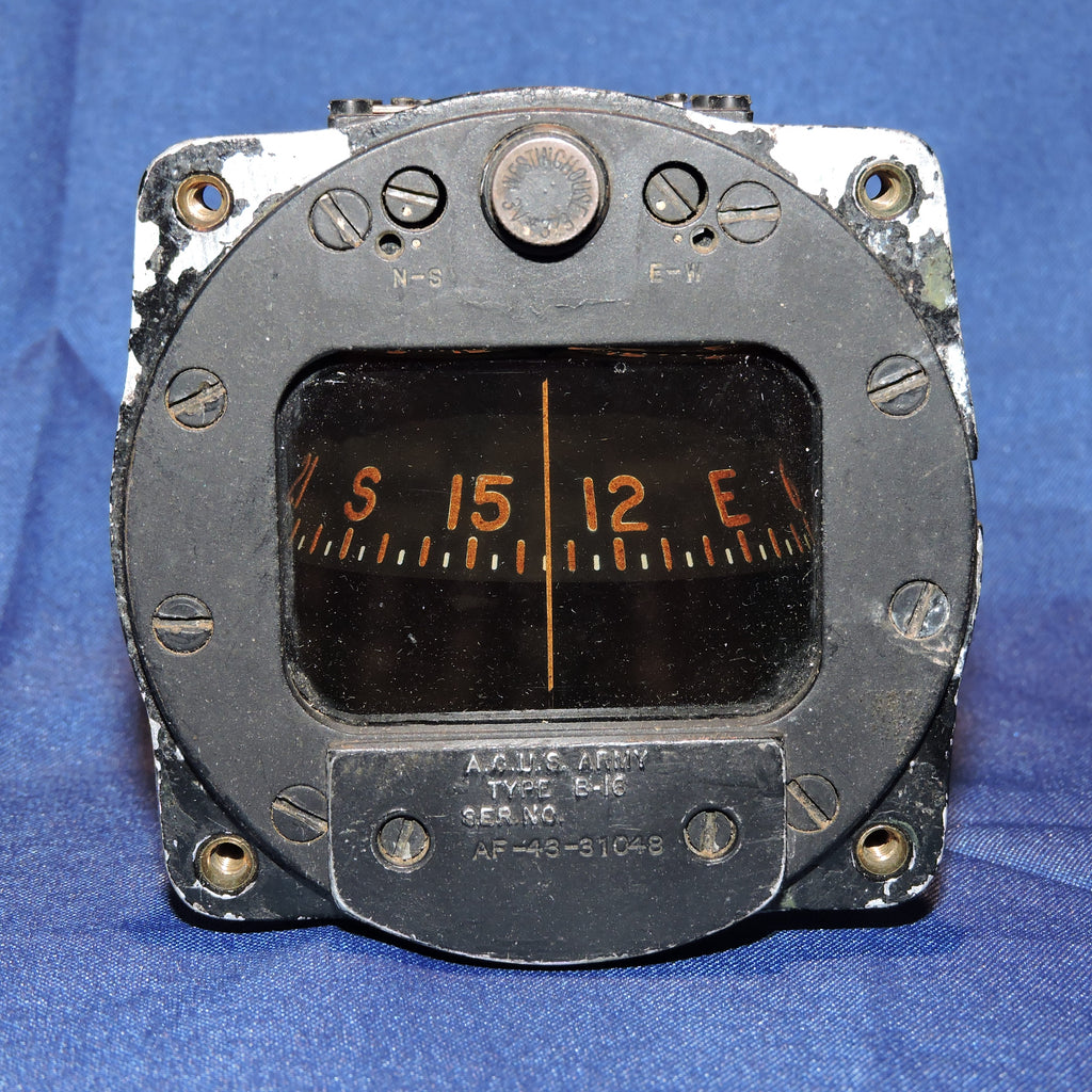 Direct Read Instruments Compass, Direct Reading Magnetic, Type B-16, 1818-4-A – AeroAntique