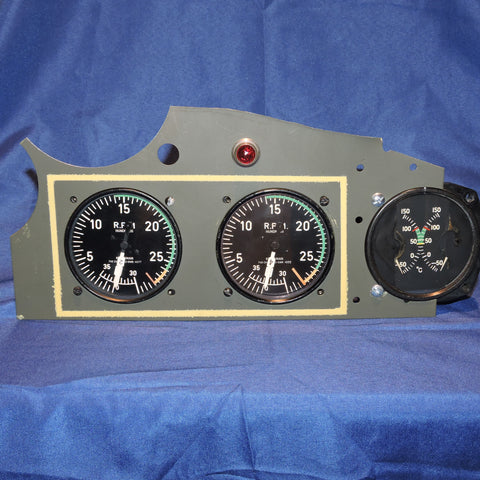 Four Engine Tachometer Panel Segment