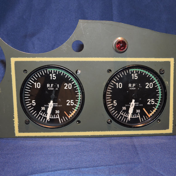 Four Engine Tachometer Panel Segment