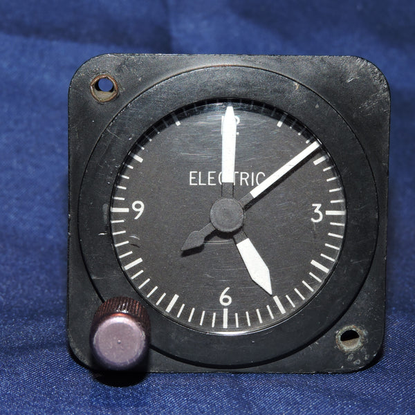 Aircraft Clock, Electric, for Parts or Repair