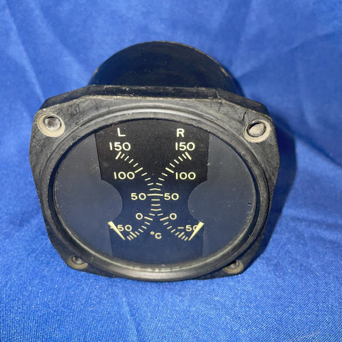 Temperature Indicator, Dual Engine, Oil or Coolant, -70 to +150d C, AN5795-6