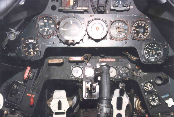 FW 190 F8 Fighter Instrument Panel Crash Relic