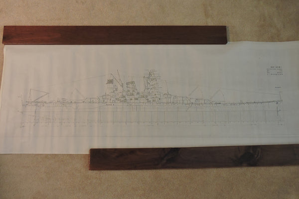 Japanische Marineschiffspläne, Sammlung von 58 Zeichnungen