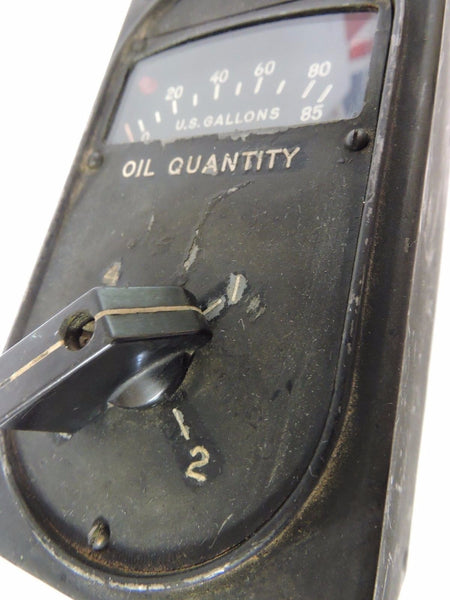 Oil Quantity Indicator, 4 Tank Selector, Liquidometer, EA-48-16 B-29