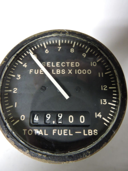 Fuel Quantity Indicator Totalizer, A3 Skywarrior, Liquidometer EA932C-3