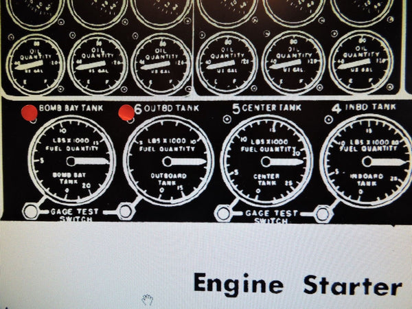 Fuel Quantity Indicator, Outboard Wing Tank, B-36H Peacemaker Bomber