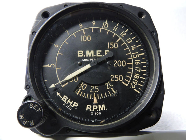 BMEP Gauge- PBY/PBM-5/P-2 JRM-1 Martin Mars- Kollsman 647K-02