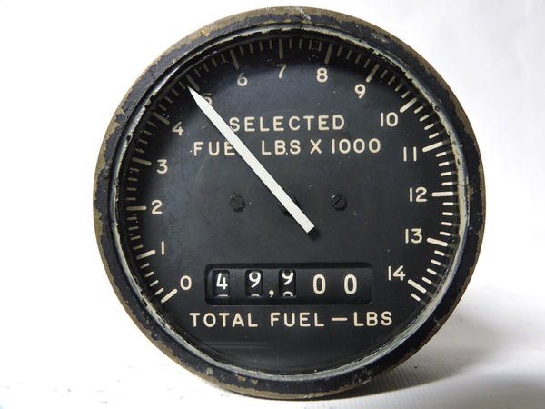 Fuel Quantity Indicator Totalizer, A3 Skywarrior, Liquidometer EA932C-3