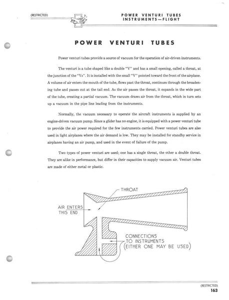 Power Venturi Tube, Double Throat, AN5807-1, Type B-4A