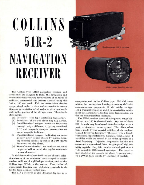 Omni-Bearing Selector 336A-2 für Collins Radio VOR-102 Nav System DC-7