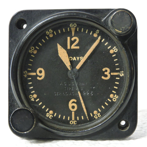 Aircraft Clock, 8-day, Type A-9, Air Corp US Army 1940