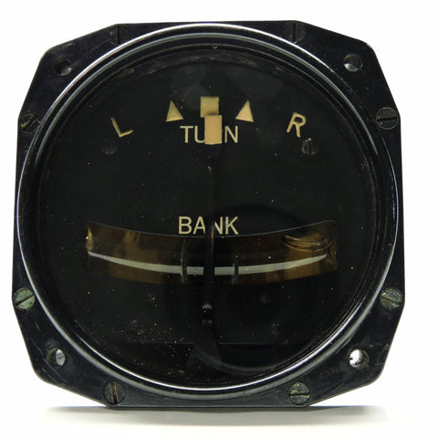 Turn and Bank Indicator, Pneumatic, RCAF Ref No 6AA/77, Type B