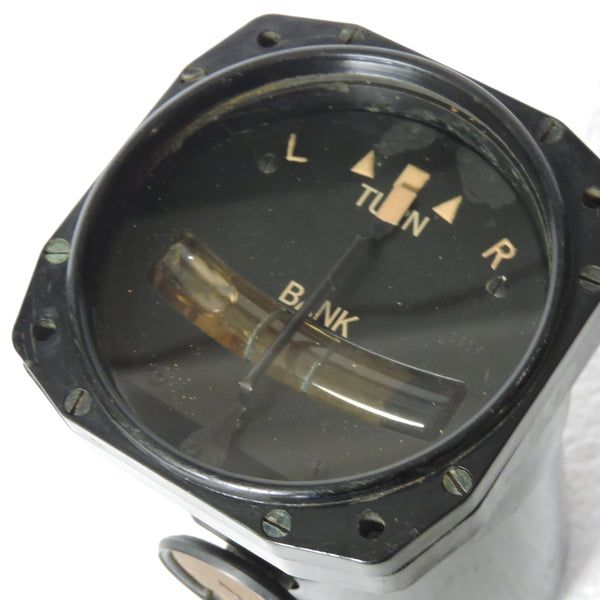 Turn and Bank Indicator, Pneumatic, RCAF Ref No 6AA/77, Type B