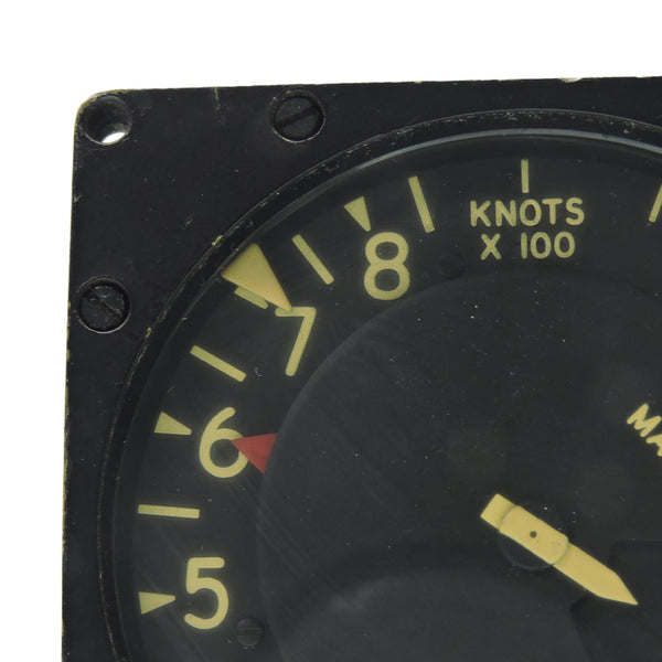 Airspeed / Mach Speed Indicator, US Air Force Type ME-4