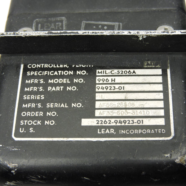 Flight Controller for A-10 / F-5 Autopilot MIL-C-5206A