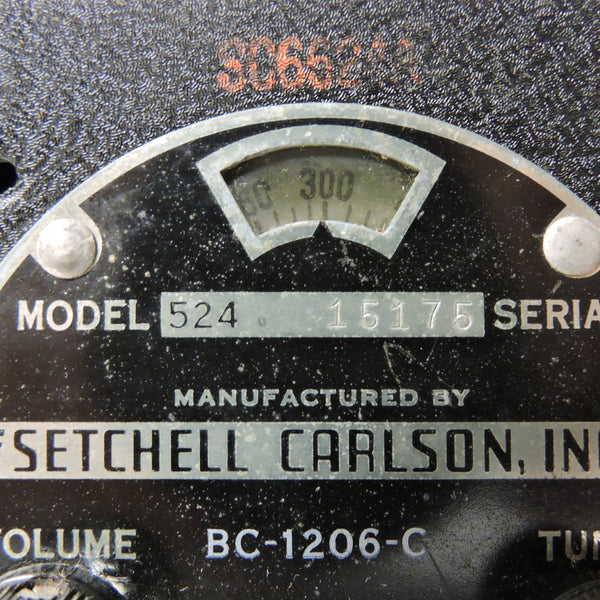 Beacon Radio Receiver BC-1206-C, Model 524