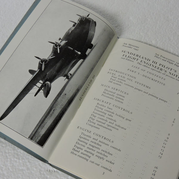 Anmerkungen des Piloten und Flugingenieurs Kurz Sunderland III, 2. Auflage, AP1566C-PN