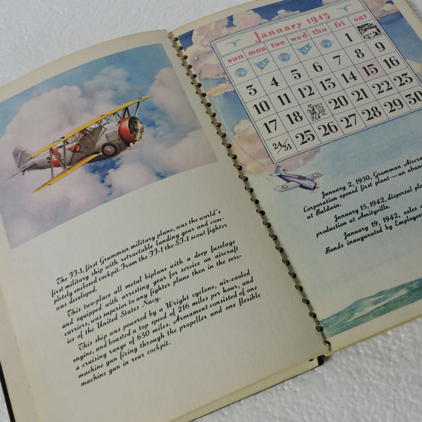 Tischkalender, 1943 Grumman Aircraft Engineering Corporation