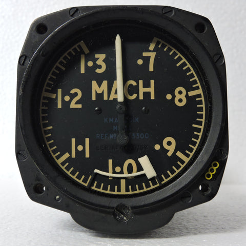 Machgeschwindigkeitsanzeige (Machmeter), Mk 3A, Ref 6A/3300, RAF
