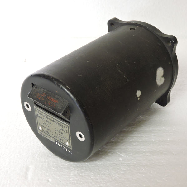Turn and Bank Indicator, Electric, Luftwaffe FL 22407 Wendezeiger