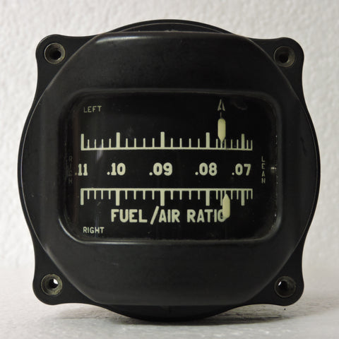 Fuel Mixture (Fuel-Air Ratio) Indicator, Dual Engine Type B-6A