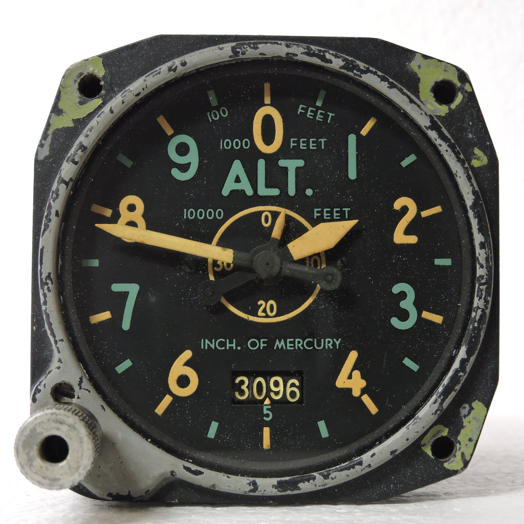 Höhenmesser, empfindlich, AN-5761-1, 35.000 Fuß, US Navy WWII TBM Avenger