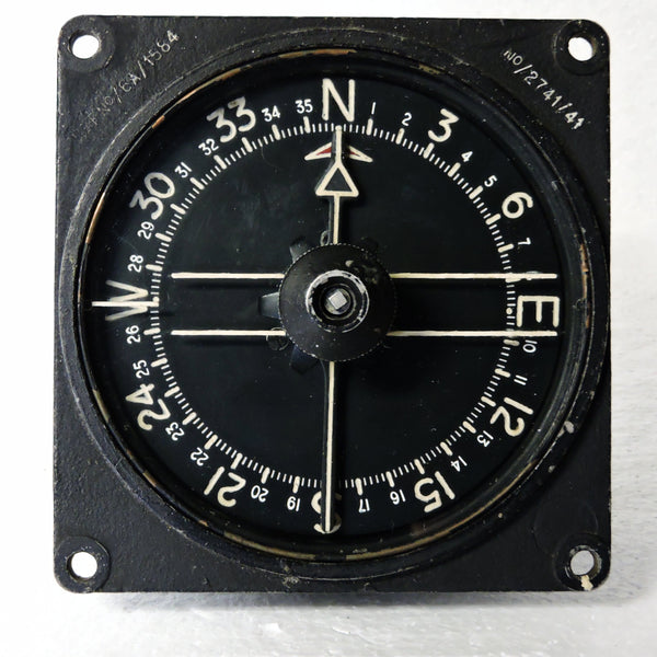 Compass, Pilots Repeater Indicator Mk I RAF Ref 6A/1584, Distant Reading Compass