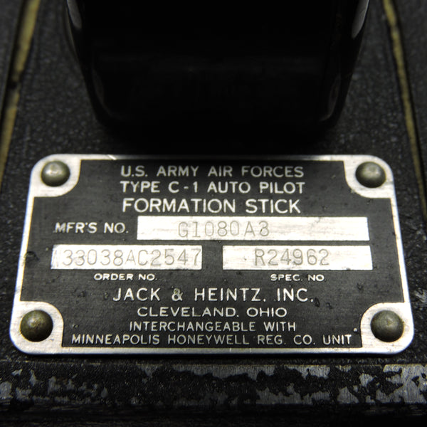 Formation Stick for Type C-1 Automatic Pilot System