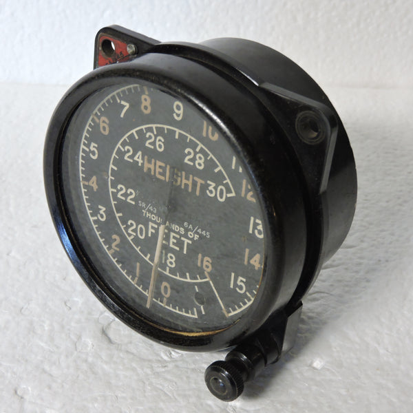 Altimeter, Mk XIIIC, 30,000ft, British Royal Air Force Ref 6A/445