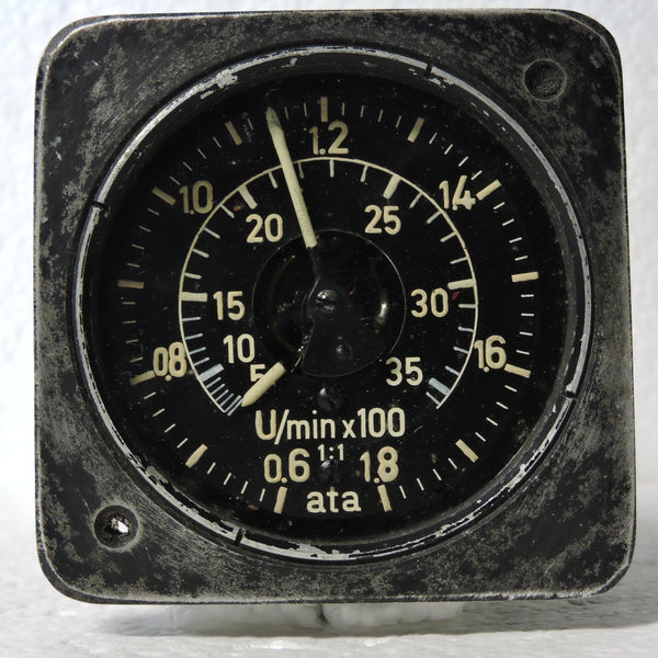 Drehzahlmesser, Luftwaffe Fl20569 Drehzahl-Ladedruckmesser