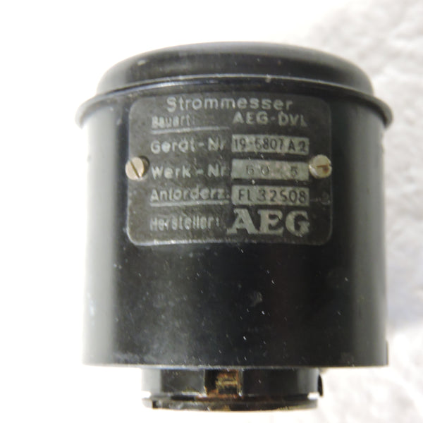 Ammeter Strommesser 0-60 Amps Luftwaffe Fl 32508-2