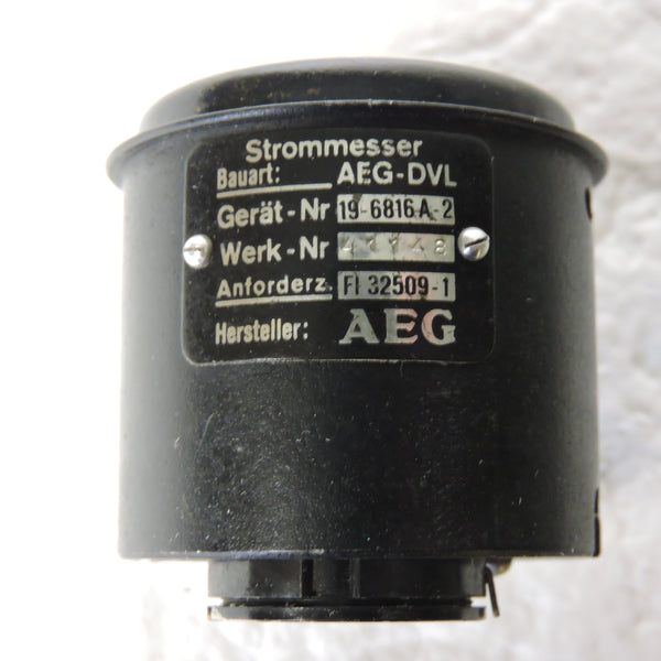 Ammeter Strommesser -60 to 0 to +60 Amps Luftwaffe Fl32509-1