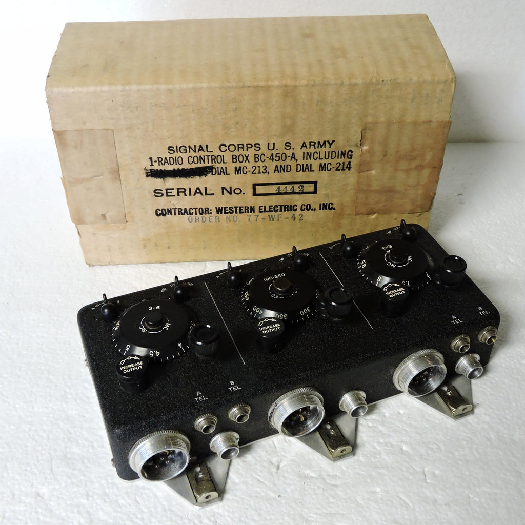 Funksteuerbox BC-450A für SCR-274 Airborne Radio Set