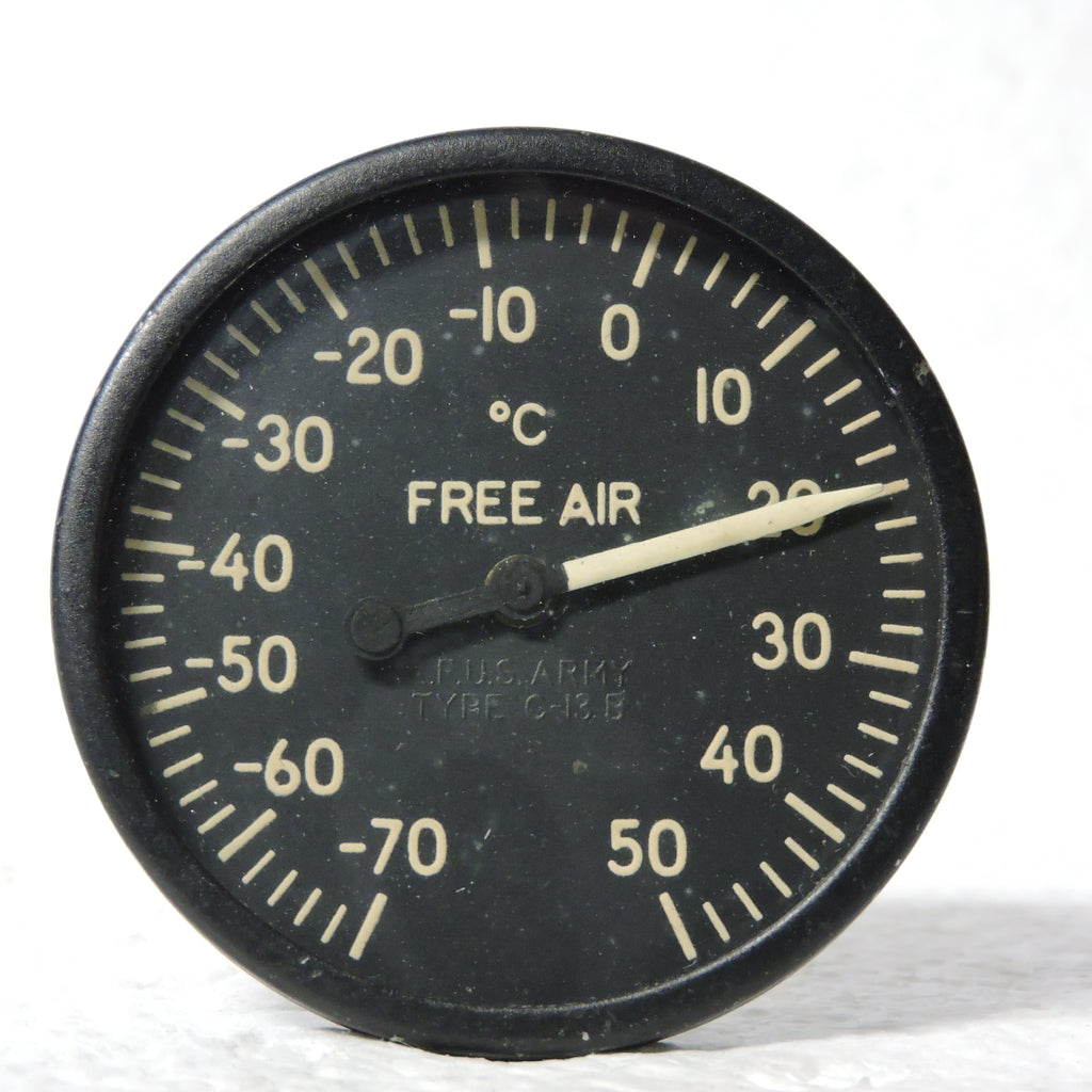 Free Air Temperature Indicator, Direct Reading, Type C-13B WWII