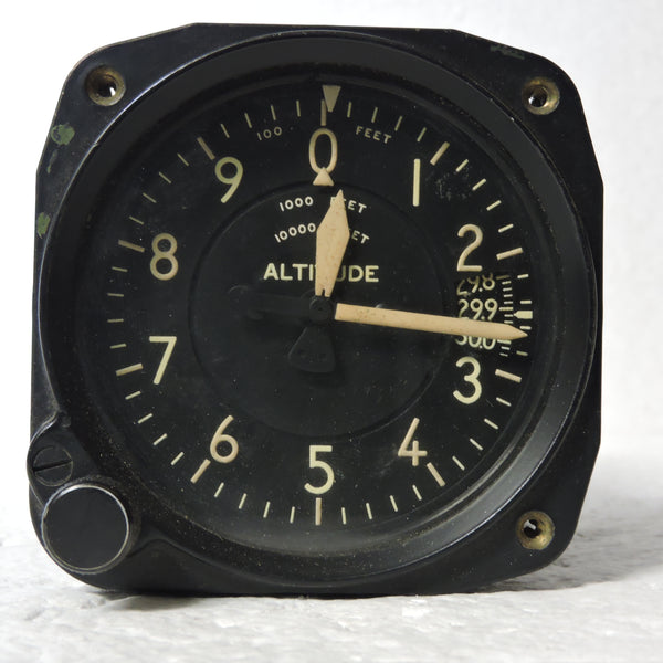 Altimeter, Sensitive, Type C-12, 50,000 ft, US Army Air Force WWII (2)