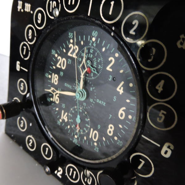 Flugzeuguhr, Jaeger LeCoultre A-10 Chronoflite Elapsed Time Chronograph, US Navy