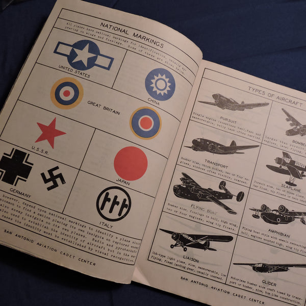 Identifikation und taktische Funktionen von Flugzeugen, Arbeitsbuch, Sept. 1944