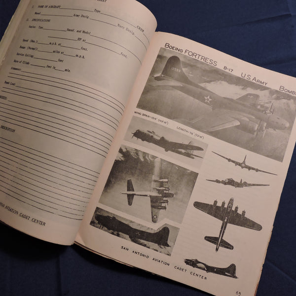 Identifikation und taktische Funktionen von Flugzeugen, Arbeitsbuch, Sept. 1944