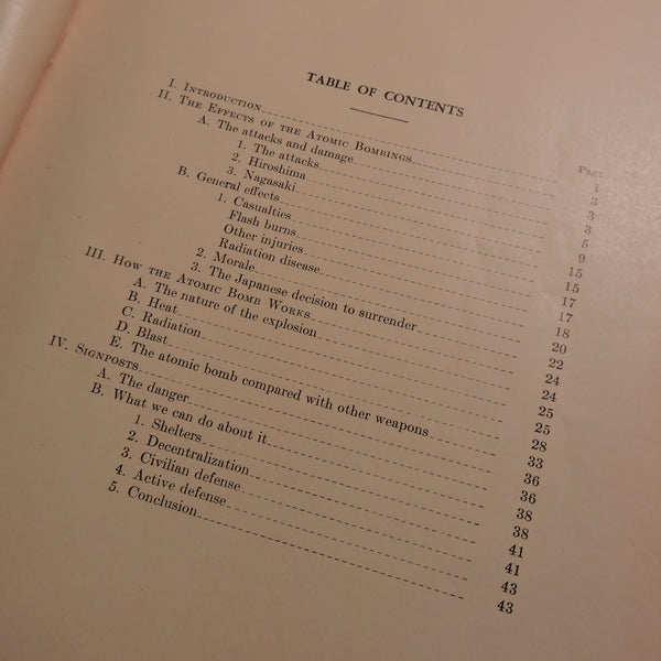 US Strategic Bombing Survey: Effects of Atomic Bombs on Hiroshima and Nagasaki