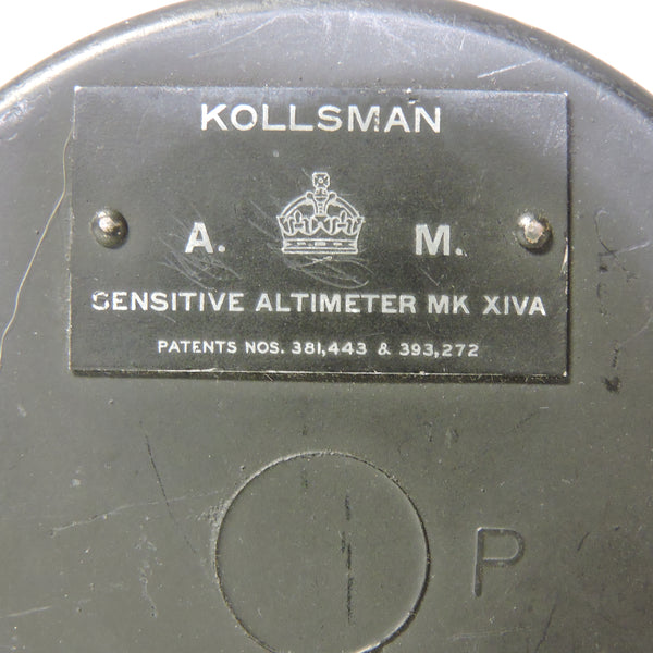 Altimeter, Sensitive, RAF MK XIVA 35K FT